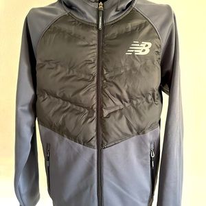 New Balance Men's Puffer Hooded Fleece Jacket